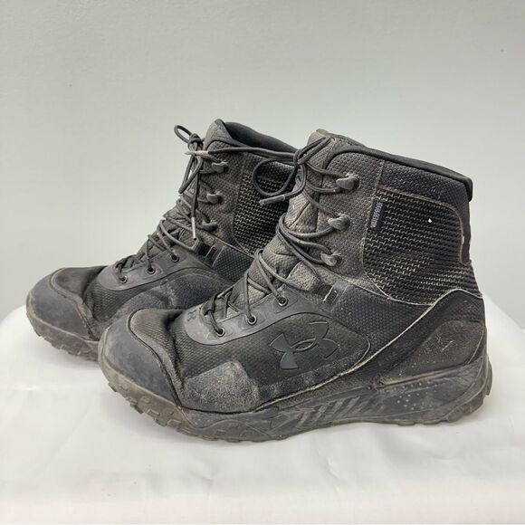 Under Armour Valsetz Rts black tactical boots men's 11.5 waterproof 3022138 - Picture 2 of 7